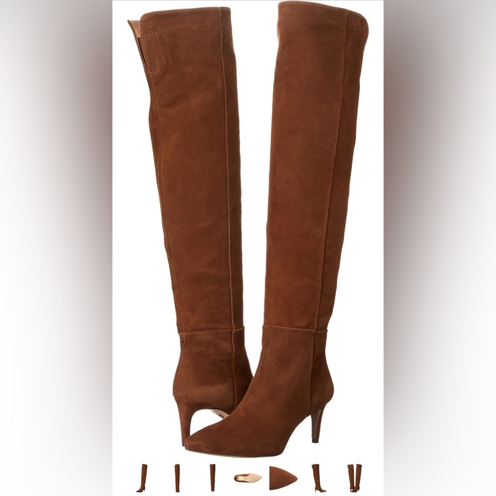 Sam Edelman Ursula Over-The-Knee Boot 8 Toasted Coconut